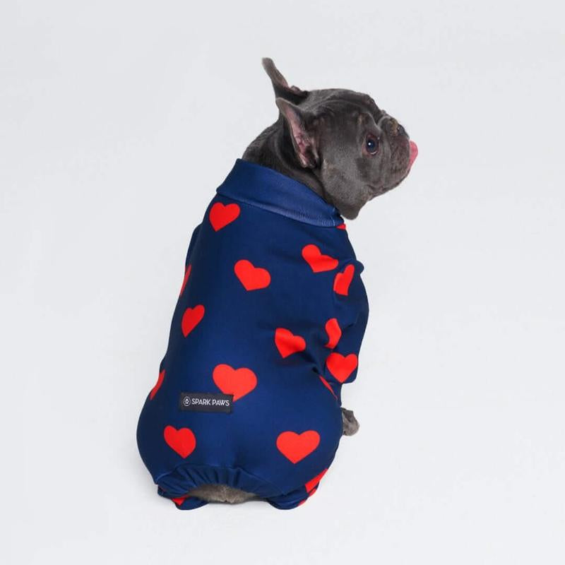 Cozy Spark Paws Dog Pajamas - Ultra-Soft 4-Way Stretch Recovery Suit for All Breeds!