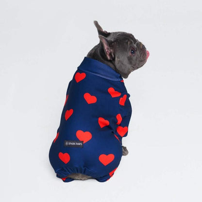 Cozy Spark Paws Dog Pajamas - Ultra-Soft 4-Way Stretch Recovery Suit for All Breeds!