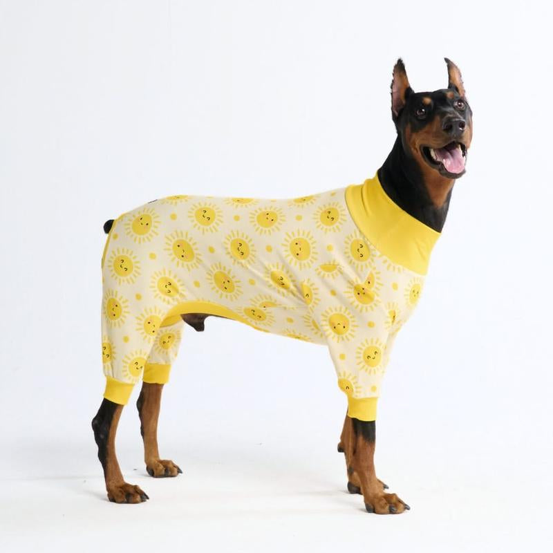 Cozy Spark Paws Dog Pajamas - Ultra-Soft 4-Way Stretch Recovery Suit for All Breeds!