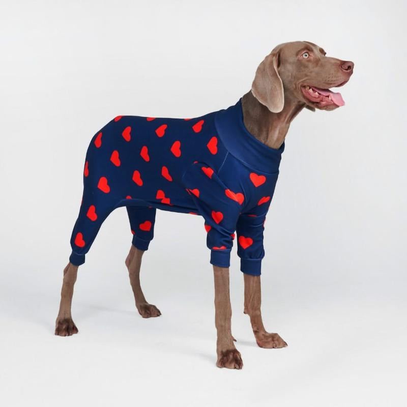 Cozy Spark Paws Dog Pajamas - Ultra-Soft 4-Way Stretch Recovery Suit for All Breeds!