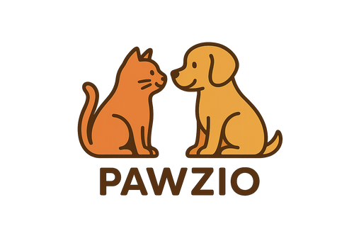 create me a logo where cat and dog looking at each other 